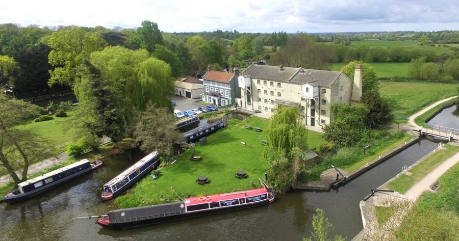 Parndon Mill from the air by Ben Richards