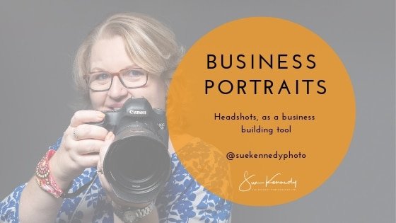 Business portraits, headshots as a business building tool by Sue Kennedy Photography Ltd.