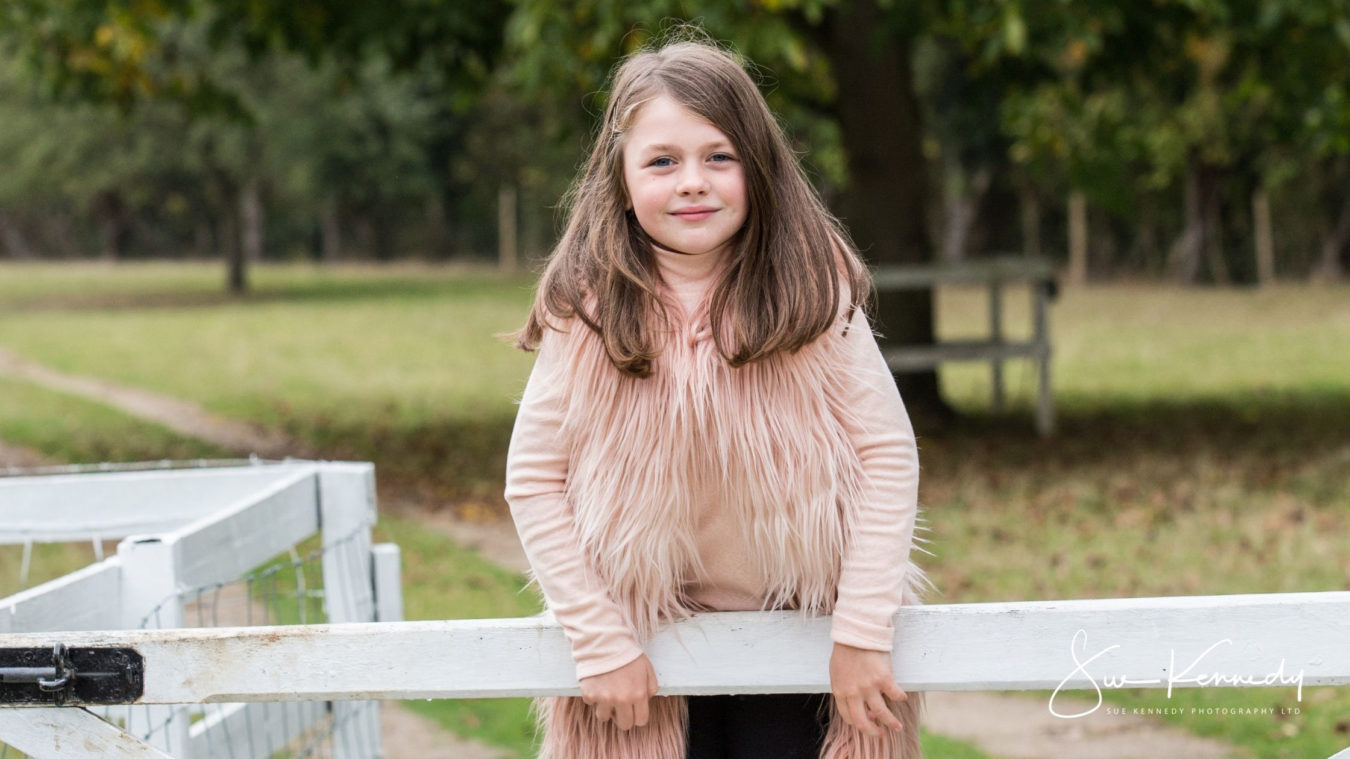 natural outdoor portrait of a child instead of a school portrait