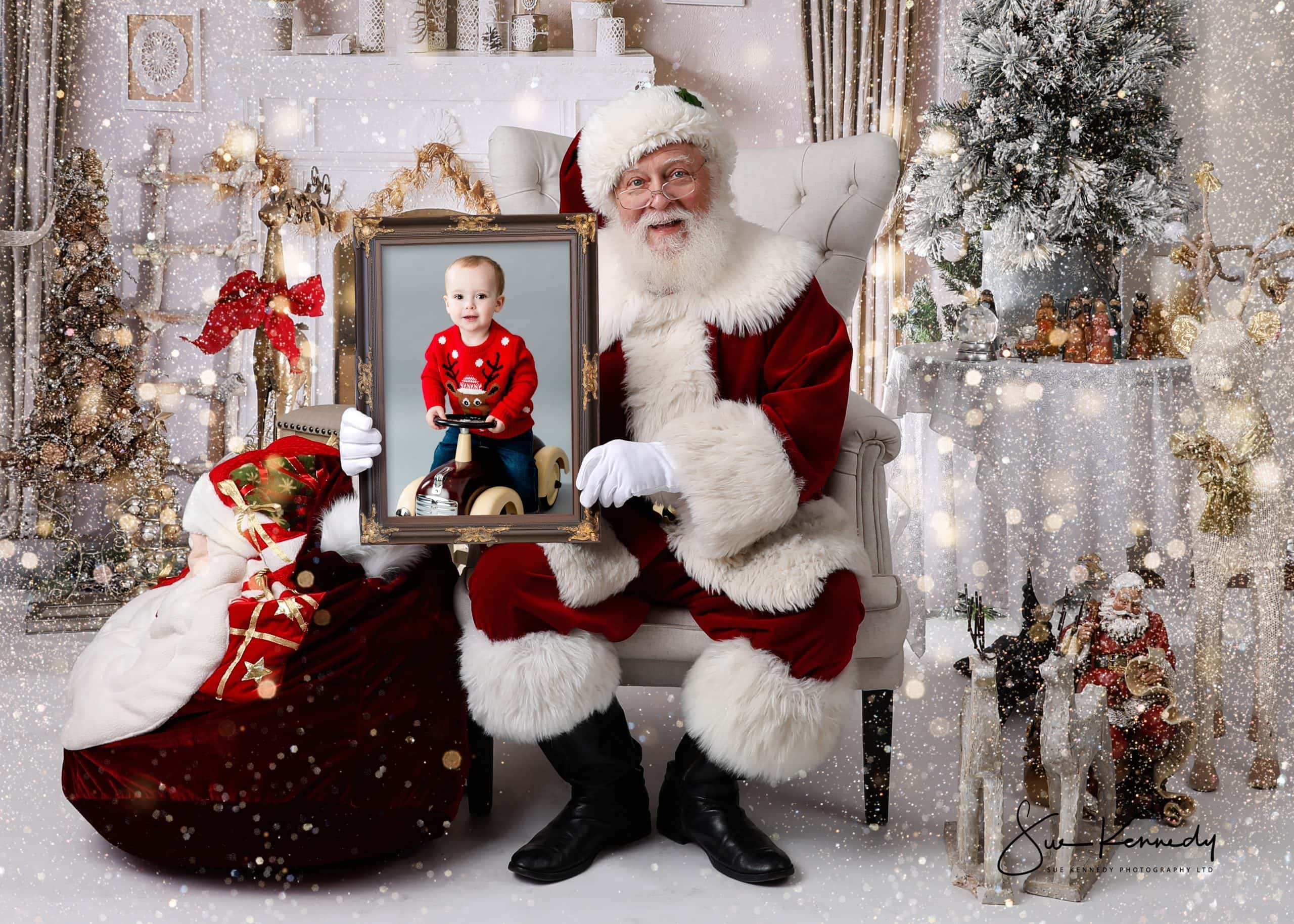 Frame-9-landscape-full-glitter photo with santa with clients image