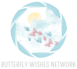 graphic logo for the Butterfly Wishes Network